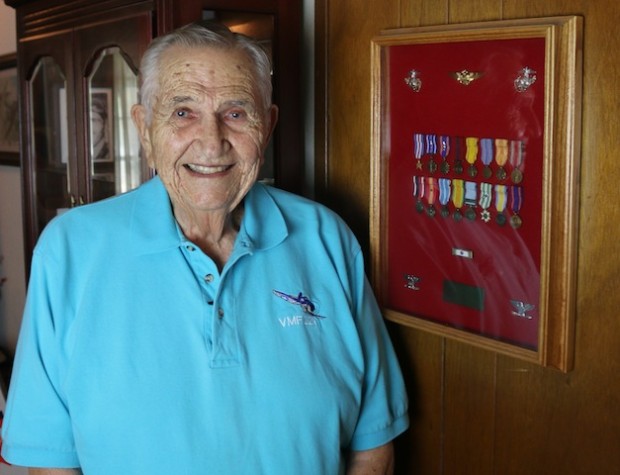 Meet a WWII Flying Ace! Colonel Dean Caswell, USMC, Retired