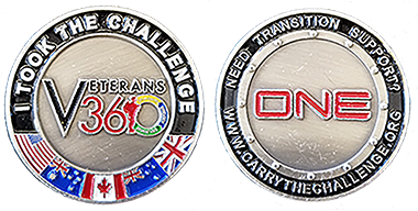 Veterans 360 Launches a National Campaign “Carry the Challenge – ONE”
