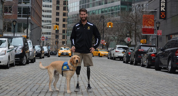 Assistance dog helps combat-injured veteran