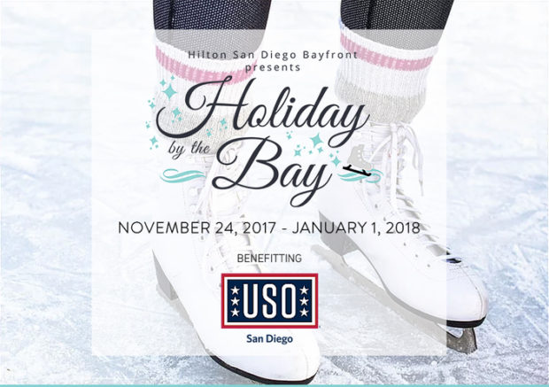 USO San Diego as Recipient for Holiday Season Events – Military and their families have a discount to ice skate