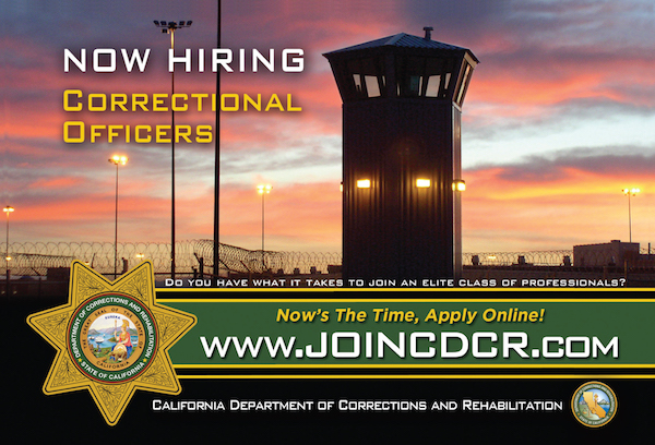 California Department of Corrections – Now Hiring