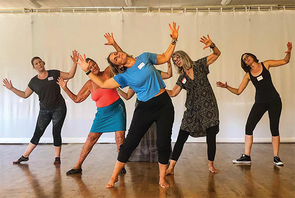 Healing creative movement and dance reconnect body and mind