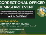 Correctional Officer Jumpstart Event – Apply by March 19th