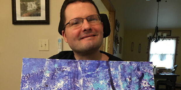 Silenced by Injury, Army Veteran Finds His  Voice Through Art