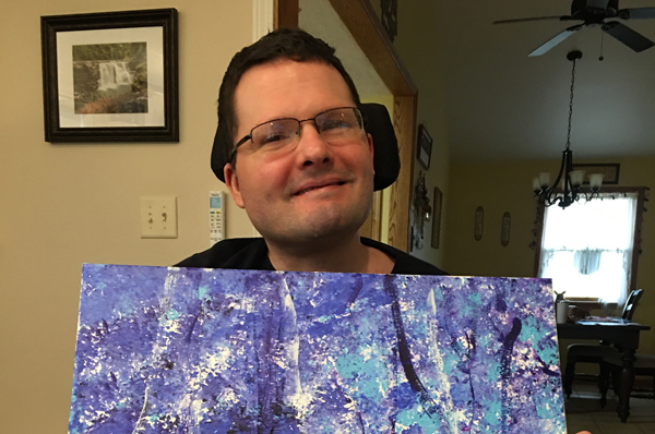 Silenced by Injury, Army Veteran Finds His Voice Through Art