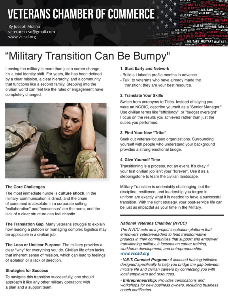 Military Transition Can Be Bumpy | Homeland Magazine